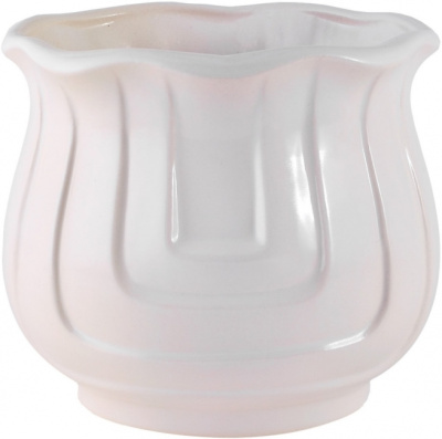 Горшок из керамики "Лира" с поддоном