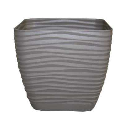 Кашпо квадратное Sahara petit / Сахара Петит с прикрепленным поддоном 