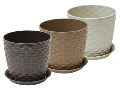 Горшок РОТАНГ с поддоном