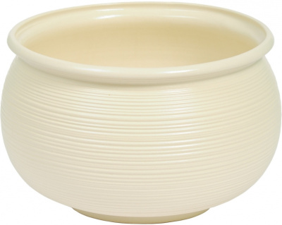 Горшок из керамики "Сатурн" с поддоном