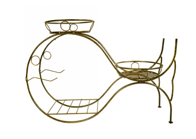 Подставка напольная РЫБА на 2 горшка