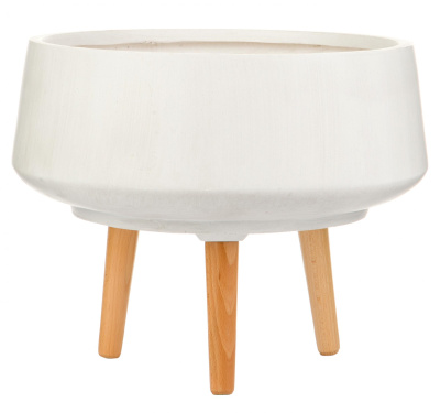 Напольное кашпо IDEALIST LITE Уайд на ножках, чаша