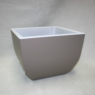 Кашпо Muna / Муна квадратное с вкладкой 