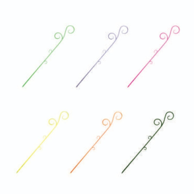 Держатель для орхидеи h 60 цвет: натуральный, бирюза, бордо, зеленый флюр, оранжевый флюр