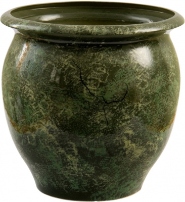 Горшок из керамики "Магнолия" с поддоном