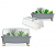 Парник Respana Planter Wood Low Set