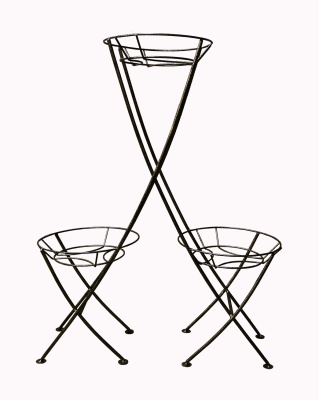 Подставка напольная Х на 3 цветка