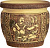 Горшок из керамики "Ангкор" с поддоном
