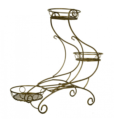 Подставка напольная КОНЕК большой на 3 цветка