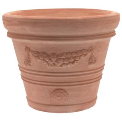 Горшок керамический Doppio Bordo Festonato