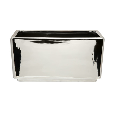 Контейнер керамический Mirror Silver / Мироу Сильвер