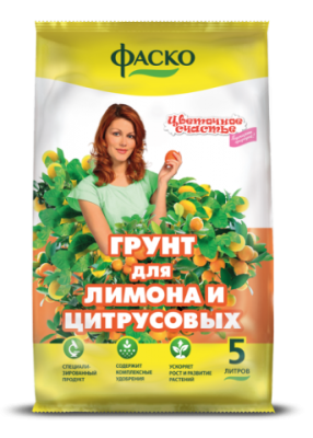 Грунт для цитрусовых Цветочное счастье 5л