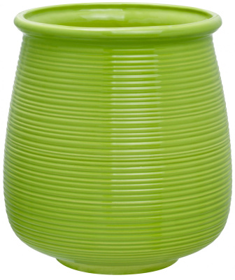 Горшок из керамики "Акварель" с поддоном