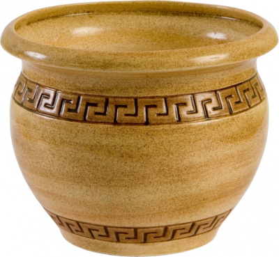 Горшок из керамики "Юнона" с поддоном