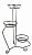 Подставка напольная АМФОРА на 3 горшка