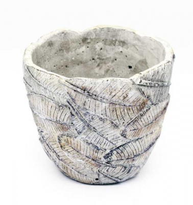 Кашпо керамическое "Листочки"