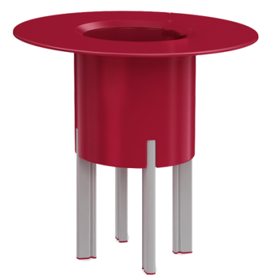 Кашпо-стол MEDITERRANEO/МЕДИТЕРАНЕ круглое с вкладышем