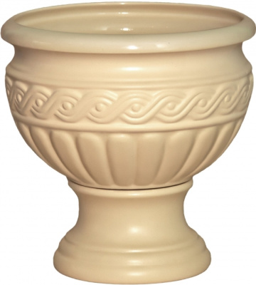 Горшок из керамики "Вазон" с поддоном