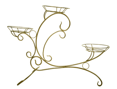 Подставка напольная КОНЕК малый на 3 цветка