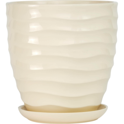 Горшок Dune круглый с поддоном