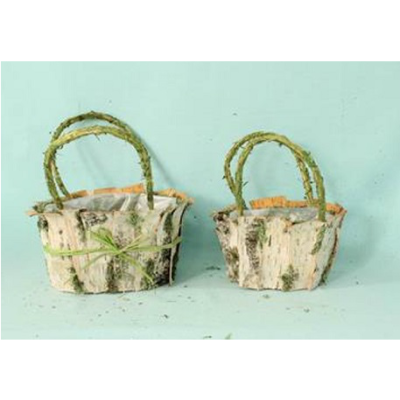 Набор корзин (береста), 2 шт.