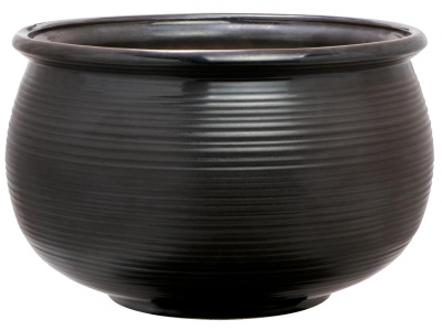 Горшок из керамики "Ироко" с поддоном