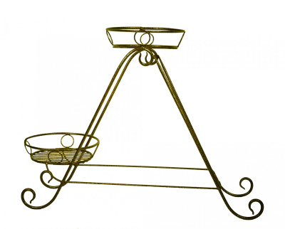 Подставка напольная ТРЕУГОЛЬНИК на 2 цветка