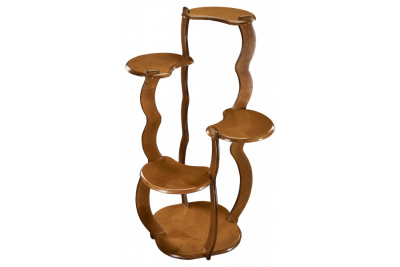 Деревянная подставка для цветов "Кувшинка-4"