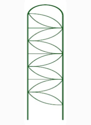 Шпалера прямая "Лист"