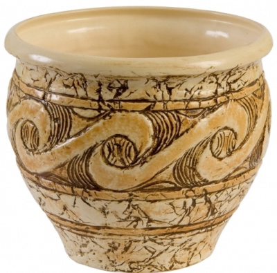 Горшок из керамики "Миф" с поддоном