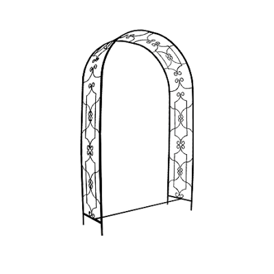 Арка №1 с элементами ковки