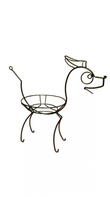 Подставка Настольная на 1 горшок " Собака"